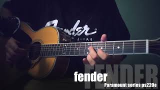 Fender paramount series ps220e sound test fender bluesbluesguitar 藍調 [upl. by Mandler316]