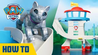 PAW Patrol Catpack Playset  How to Play  Toys for Kids [upl. by Waller]