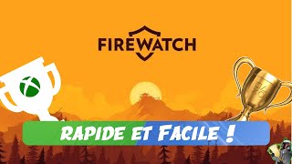 🏆 100 Rapide et Facile ➤ FIREWATCH [upl. by Rosie]