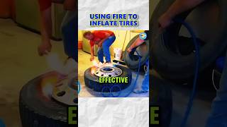 Using Fire to Inflate Tires  FactHub facts amazingfacts [upl. by Ayit]