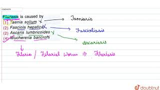 Filariasis is caused by [upl. by Dnalyk]