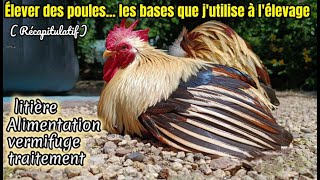 élever des poules quelques conseils alimentation vermifuge [upl. by Einyaj]