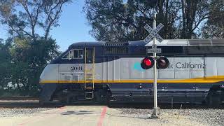 Eckley Pier Railway Crossing Crockett CA USA [upl. by Idihc448]