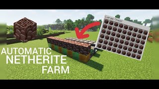 Easy Automatic Netherite Farm Java users video [upl. by Demha]