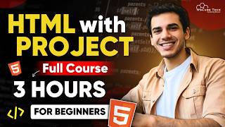 HTML Full Course for Beginners in HINDI  Learn HTML with Projects in 3 Hours 2024 [upl. by Yorgo]