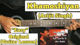 SATRANGA  ANIMAL  Guitar Lesson  Easy Chords  Capo 5  Arijit Singh [upl. by Platto]