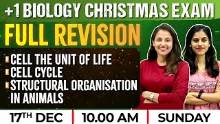 Plus one Biology Christmas Exam  Cell the unit of life  Cell Cycle Structural Organisation [upl. by Dehsar]