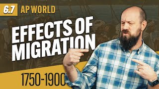 The EFFECTS of MIGRATION Explained AP World History Review—Unit 6 Topic 7 [upl. by Haidedej]