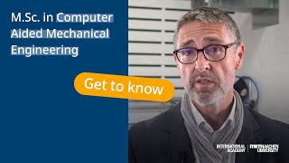 MSc in Computer Aided Mechanical Engineering at RWTH Aachen University [upl. by Tuddor]