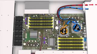 Asetek VerticalRackCDU D2C™ DirecttoChip Hot Water Liquid Cooling for Data Centers [upl. by Notselrahc794]