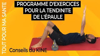 Tendinite de lépaule  7 exercices kiné [upl. by Iphigenia]