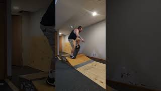 Rainout skateboarding loveskateboarding houseramp [upl. by Arocahs]