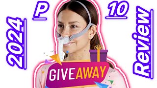 2024 ResMed P10 Nasal Pillow CPAP Mask Review amp Giveaway [upl. by Breeze289]