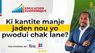 Ki kantite manje jaden nou yo ka pwodui chak lane   EDUCATION ECONOMIQUE [upl. by Osner169]