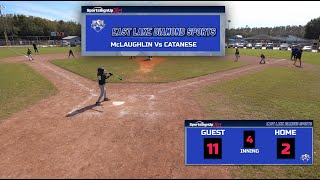 McLAUGHLIN Vs CATANESE  EAST LAKE MACHINE PITCH BASEBALL [upl. by Sheba]