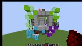 Designing a 3x3 Redstone Door [upl. by Yddub]