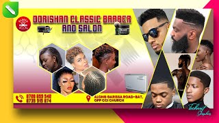 How to Design a Salon Banner   CorelDraw   2024 [upl. by Coats270]