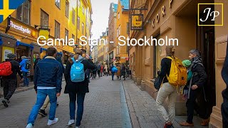 Gamla Stan Stockholm  Walking Tour [upl. by Charbonnier114]