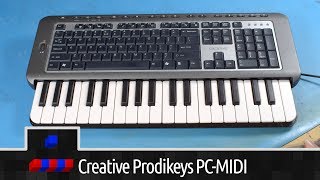 Hybrid Keyboard  Creative Prodikeys PCMIDI [upl. by Nosreme785]