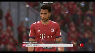 CORENTIN TOLISSO GOAL VS HERTHA BSC BERLIN BUNDESLIGA FIFA 19 [upl. by Bevash]