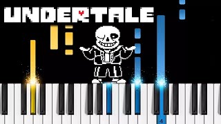 Undertale  Bonetrousle  EASY Piano Tutorial [upl. by Alan]