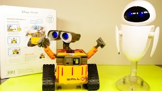 WallE Disney Pixar Interactive Toys Robot Figure Meets Eve By DCTC Disney Cars Toy Club [upl. by Bathelda586]