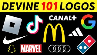 Devine le LOGO en 3 SECONDES  Quiz 101 Logos [upl. by Litha]