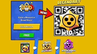 Scanning QR😎 Code in Brawl Stars 2024  New QR Code REWARDS [upl. by Rempe17]