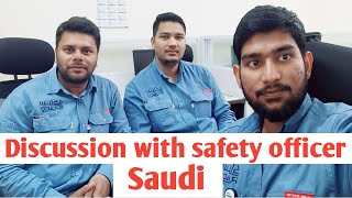 Safety officer interview in Hindi  Discussion with safety officer  safety video  safety kashif [upl. by Nurse]