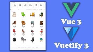 Vuejs 3  Vuetify 3  Create an Ecommerce Furniture Website Using HTML amp CSS amp JS  eCommerce vue 3 [upl. by Haslam]