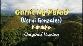 Guhit Ng Palad  Verni Gonzales Karaoke [upl. by Tommi]