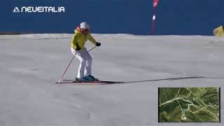 Neveitalia carving ski 20184 Pampeago Pista Agnello 02 [upl. by Novyar79]