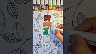 Kenza asmr coloringforrelaxation asmrsounds satisfying coloration asmrvideo relax coloring [upl. by Enttirb]