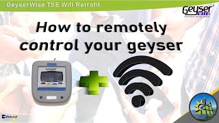 Geyser Wifi Retrofit [upl. by Euseibbob]