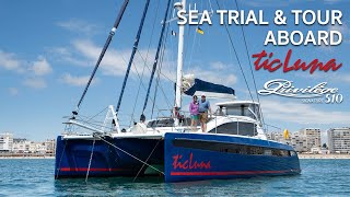 Sea trial and Tour Aboard ticLuna  Privilege Signature 510 [upl. by Atokad]