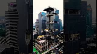 skyscraper architecture building skyscape skyscrapper travel design chinacity dronevideo [upl. by Monetta491]