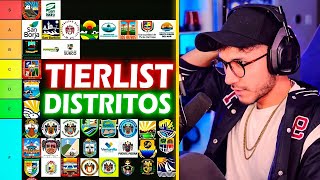 TIERLIST de MEJORES UNIVERSIDADES Y DISTRITOS DE LIMA y CALLAO [upl. by Avie]