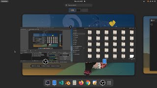 OBS on NVIDIA native backend demo  Wayland GBM  GNOME 42 [upl. by Atiuqihs282]