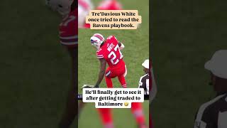 Tre’Davious White once tried to read the Ravens playbook [upl. by Taveda154]