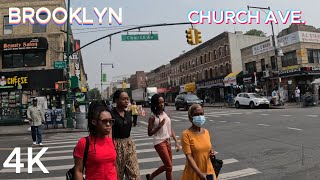 BROOKLYN 4K WALKING TOUR OF CHURCH And UTICA AVE NYC USA 06 30 23 [upl. by Nnylcaj283]