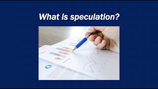 What is speculation [upl. by Acnaib]