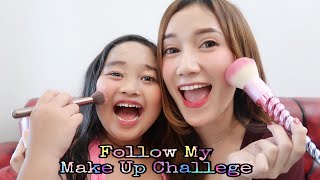 FOLLOW MY MAKE UP CHALLENGE  By Marisha Chacha [upl. by Benkley]