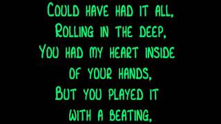 Adele  Rolling in the Deep Lyrics [upl. by Holly-Anne]