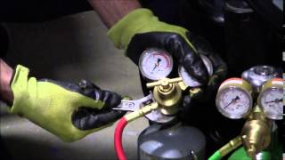 How to Setup a Oxy Acetylene Torch Set [upl. by Eekorehc397]