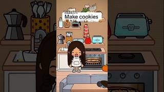 Make cookies🍪 Im try to do it aesthetic🕰🫖 tocaboca asthetic [upl. by Arod]