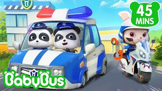 Policiais Valentes👮  Família Bebê Panda  Músicas Infantis amp Canções Infantis 🐼 por BabyBus [upl. by Geer]