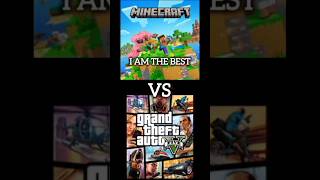 Minecraft vs Gta 5 who is best shorts trending gaming minecraft gta [upl. by Netfa]