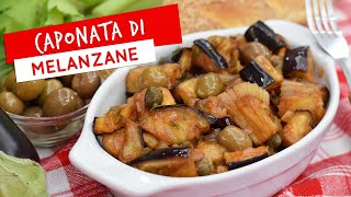 Caponata siciliana di melanzane ricetta originale [upl. by Daggna965]