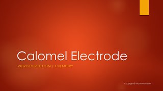 Calomel Electrode [upl. by Emyam]