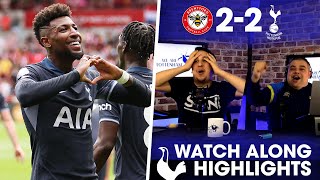 EMERSON SCORES STUNNER Brentford 22 Tottenham WATCH ALONG HIGHLIGHTS [upl. by Raama]